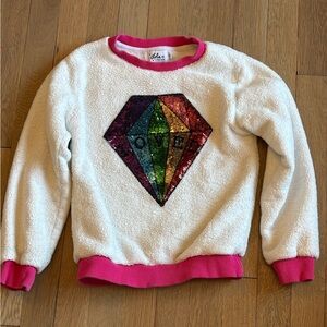 Lola and the boys rainbow sweatshirt